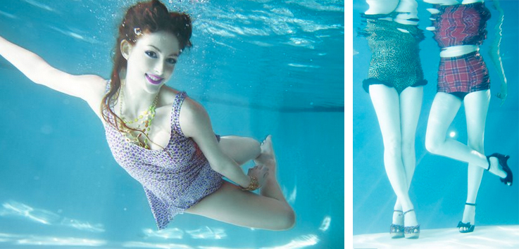 ModCloth Underwater Photoshoot