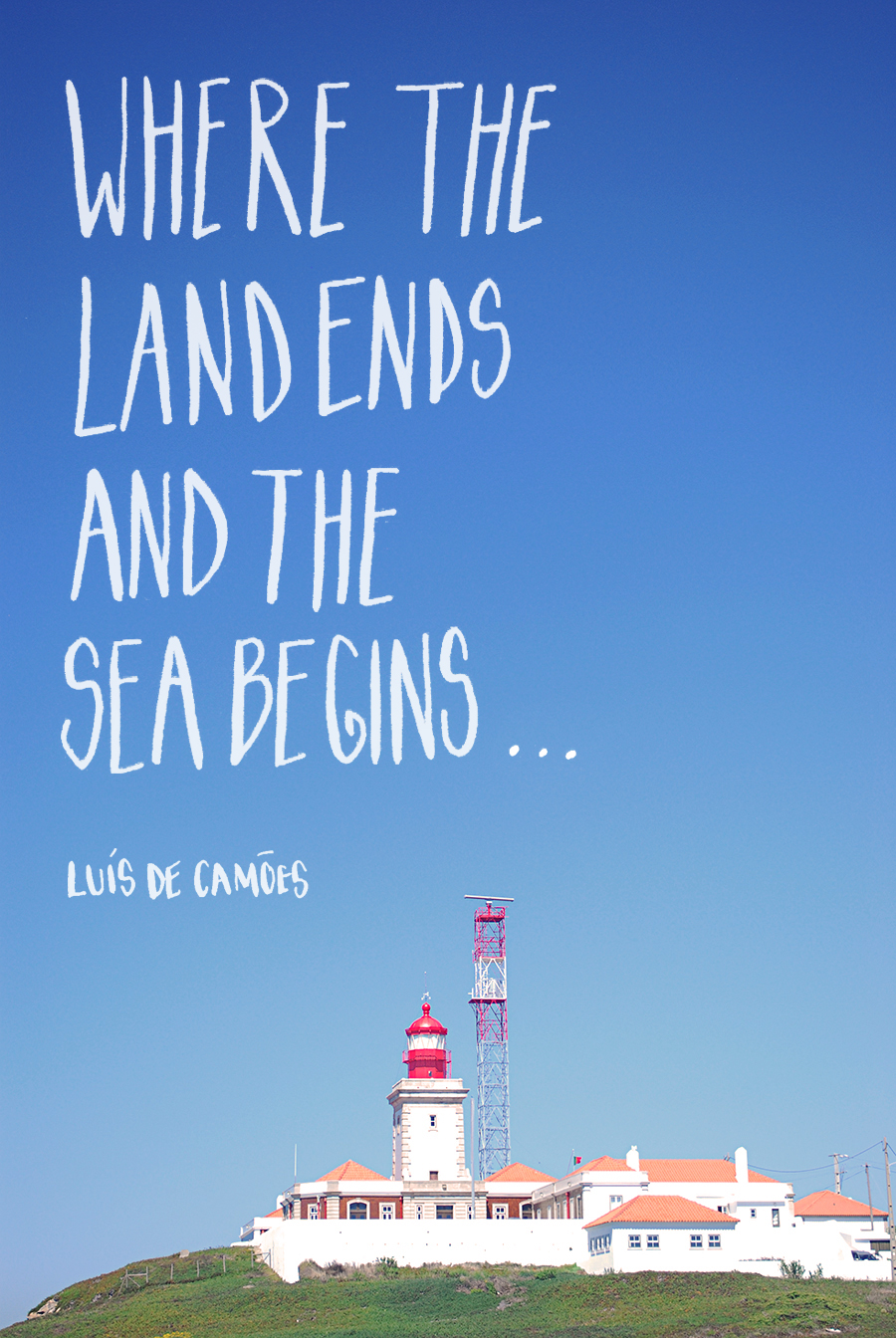 "Where the land ends and the sea begins..." Luís de Camões . Cabo da Roca, Portugal | www.alicia-carvalho.com