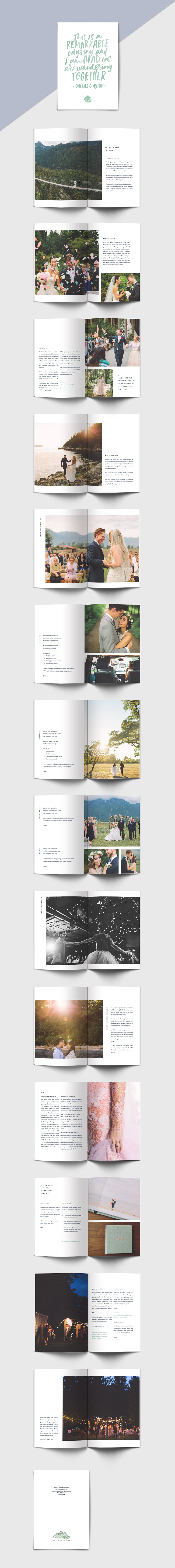 The Nickerson's Wedding Photography Client Inquiry Magazine | www.alicia-carvalho.com