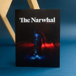The Narwhal printed Magazine Issue Four, editorial layout design by Alicia Carvalho