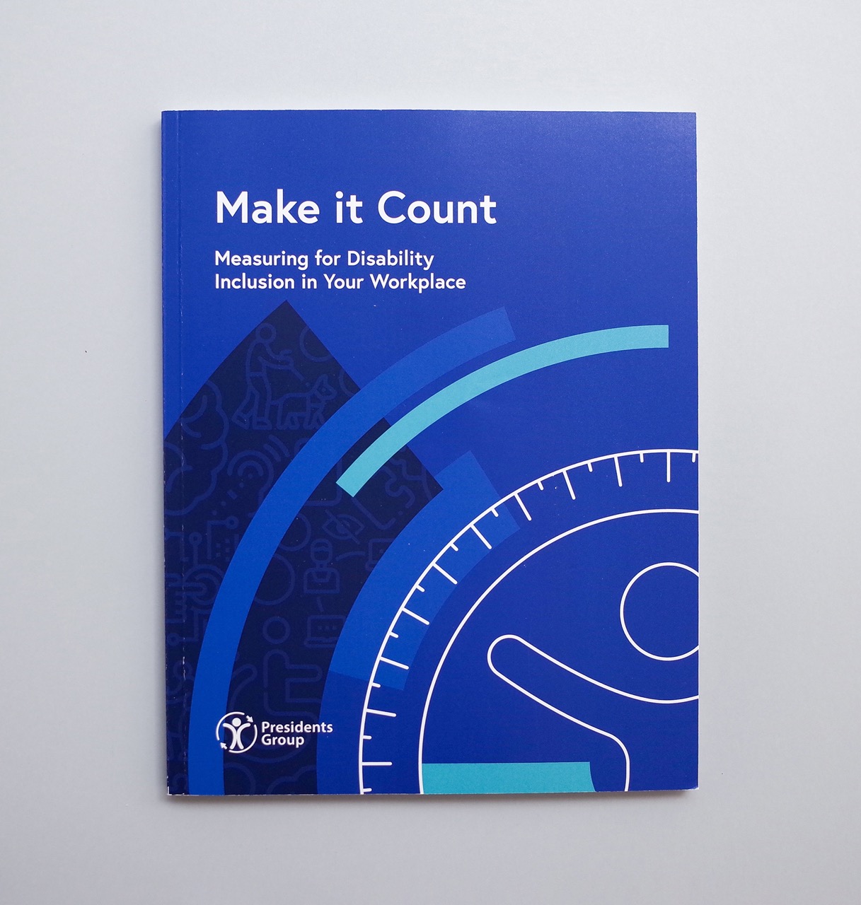 Make it Count: Measuring for Disability printed book, cover design | www.alicia-carvalho.com